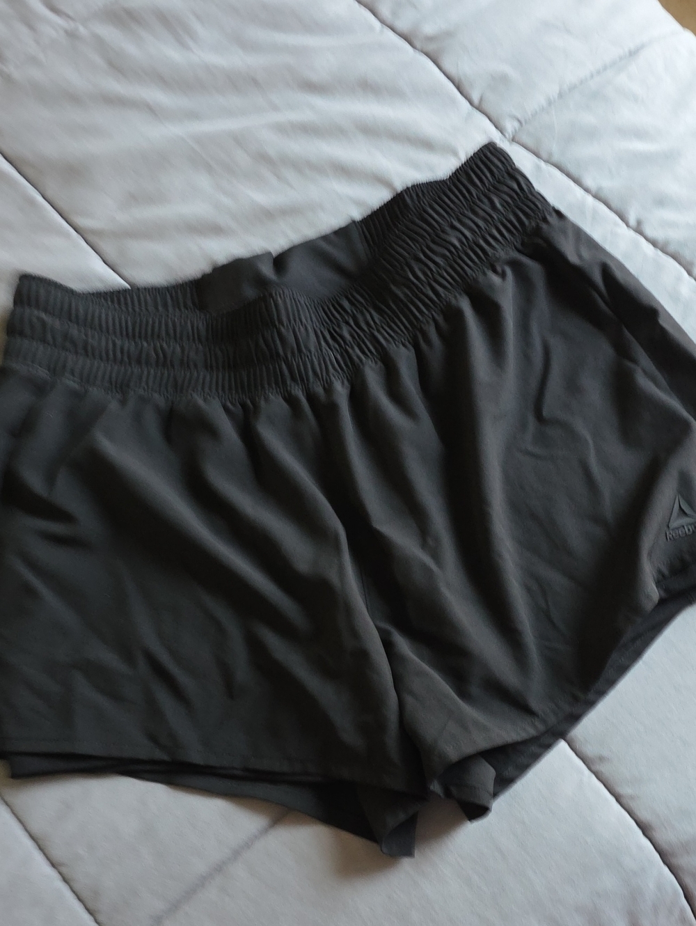 Reebok Women's Black Athletic Pull-On Shorts